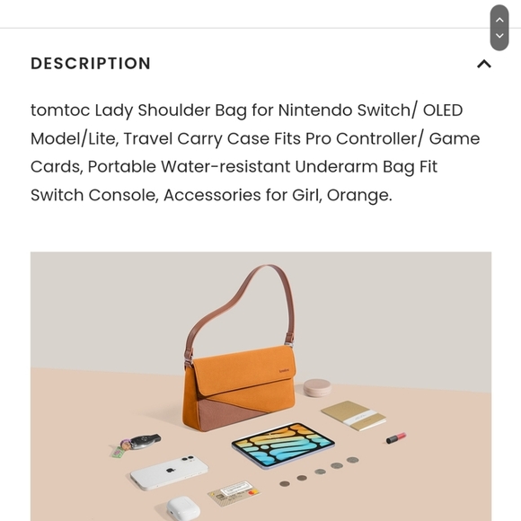 Tomtoc Versatile-A0203 Switch Daily Bag NWT - Picture 14 of 16